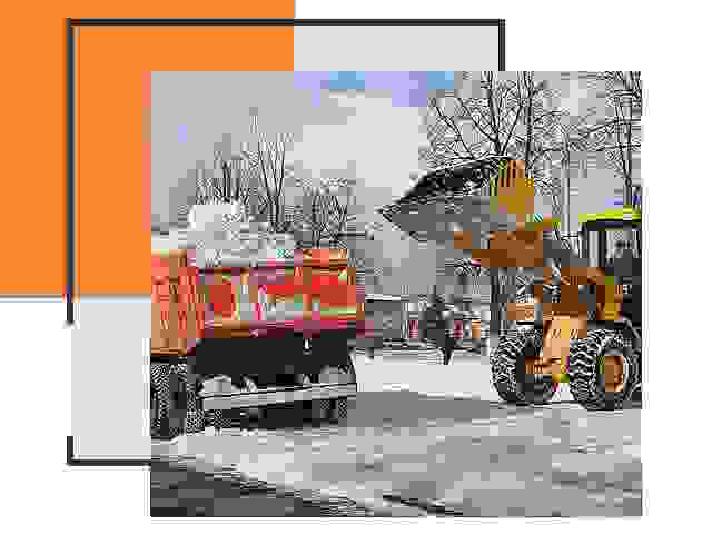 Вывоз снега в асбесте