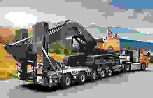 Негабаритная перевозка с учетом высоты в асбесте